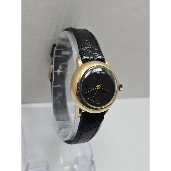 Vintage 1974 Bulova Accutron Womens Diamond Dial 10K RGP Tuning Fork Watch -Read main image 16